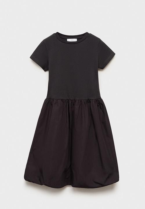 MANGO - Dress balloon - charcoal