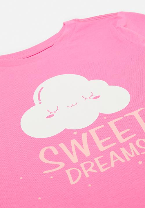 Pop Candy - Pj set -african pink/stars