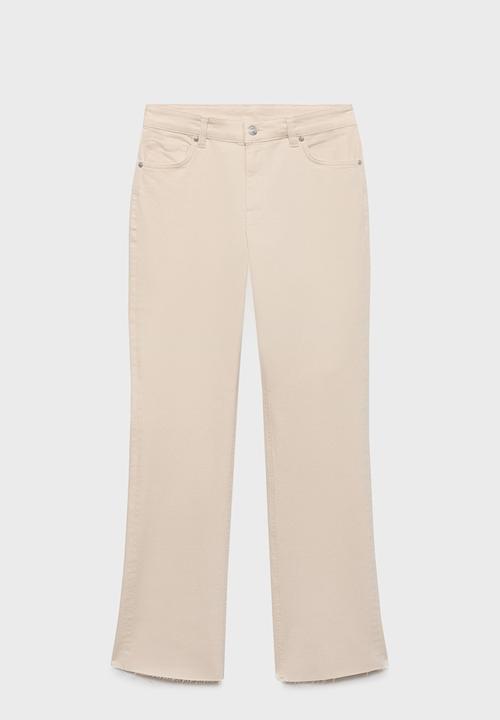 MANGO - Jeans Sienna - Light Beige