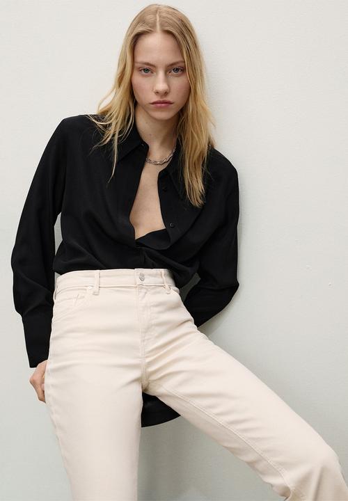 MANGO - Jeans Sienna - Light Beige
