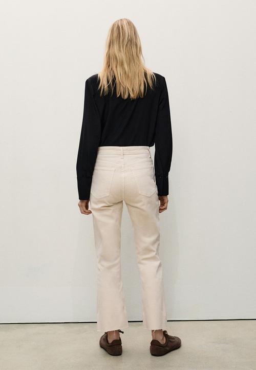 MANGO - Jeans Sienna - Light Beige