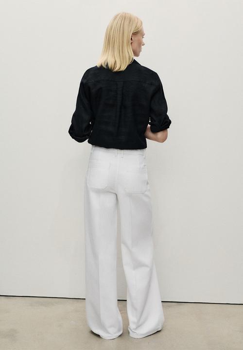MANGO - Jeans Emma - White