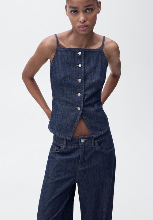 MANGO - Jeans Lia - Open Blue