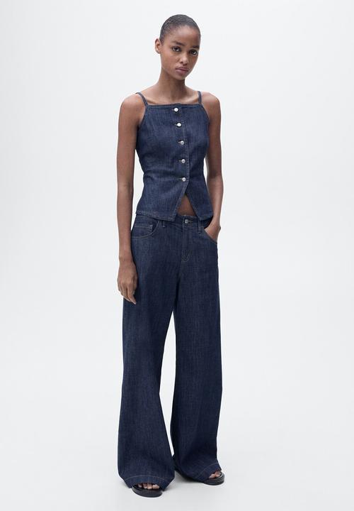 MANGO - Jeans Lia - Open Blue