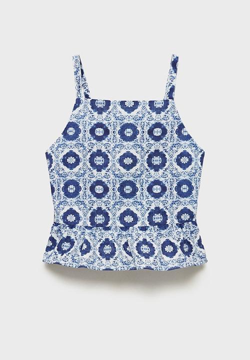 MANGO - Blouse maris - medium blue