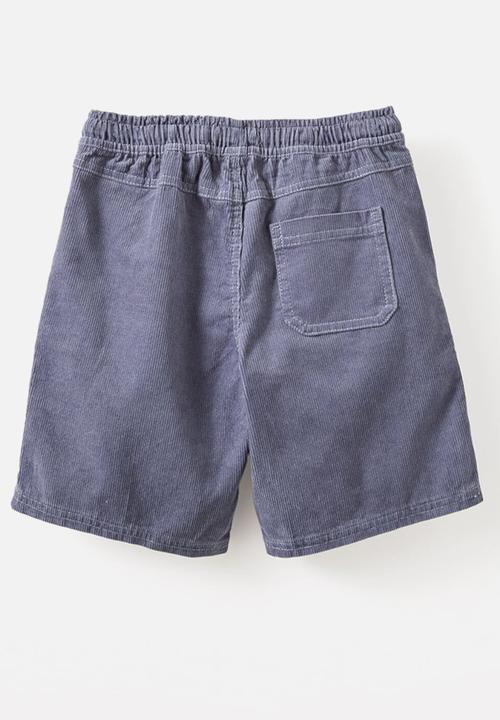 Cotton On - Eric Easy Short - Steel/Cord