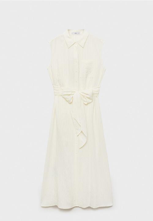 MANGO - Dress Sero - Light Beige