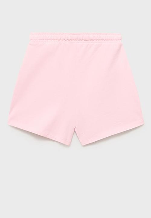 MANGO - Shorts lea - pink