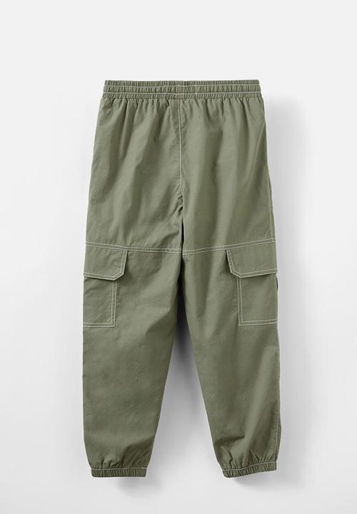 Cotton On - Craig Cargo Pant - Safari Green