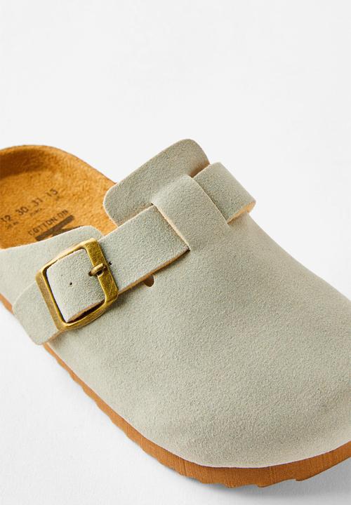 Cotton On - Tommy Buckle Slide - Deep Sage