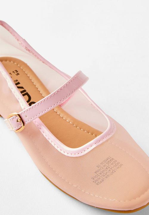 Cotton On - Olivia Ballet Flat - Tea Party Pink/Mesh