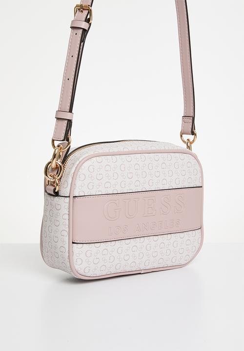 GUESS - Devlon camera crossbody bag - pink