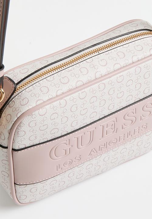 GUESS - Devlon camera crossbody bag - pink