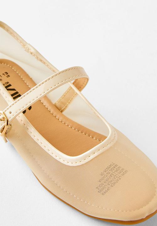 Cotton On - Olivia Ballet Flat - Pale Sand/Mesh