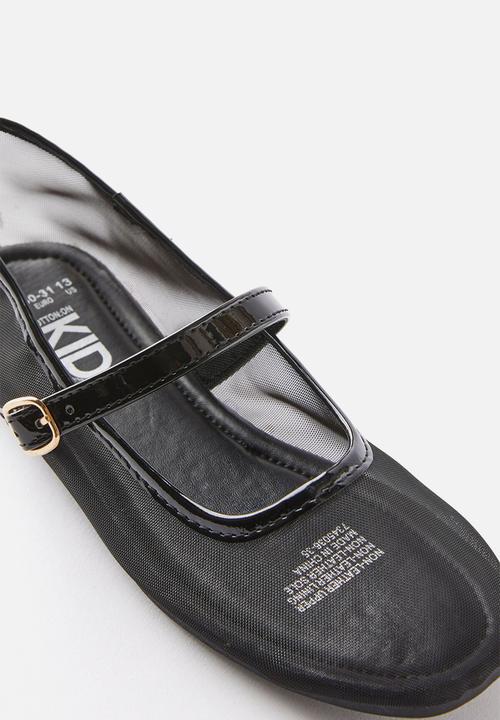 Cotton On - Olivia Ballet Flat - Black/Mesh