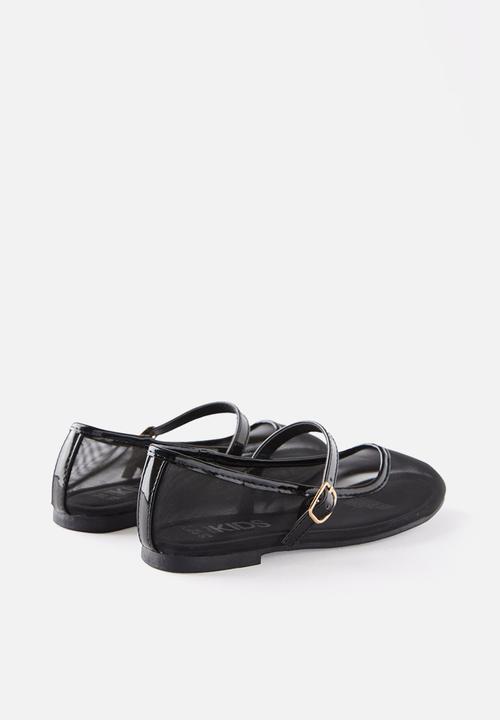 Cotton On - Olivia Ballet Flat - Black/Mesh