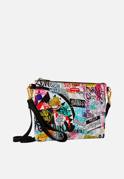 Sprayground - Sharks In Paris The Rizz (Cream) Crossbody Clutch bag-multi