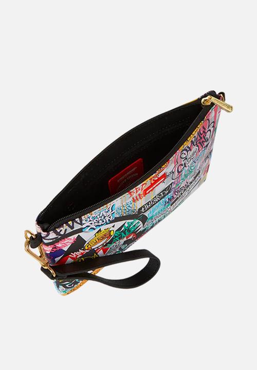 Sprayground - Sharks In Paris The Rizz (Cream) Crossbody Clutch bag-multi