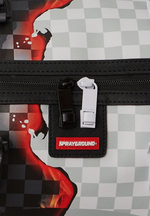 Sprayground - Ring of fire duffel  bag- black