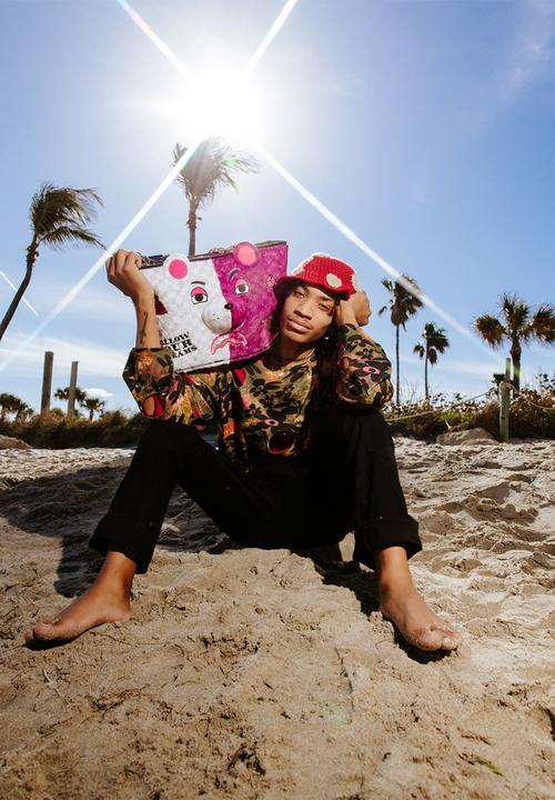 Sprayground - Pink & moneybear tel  bag- multi