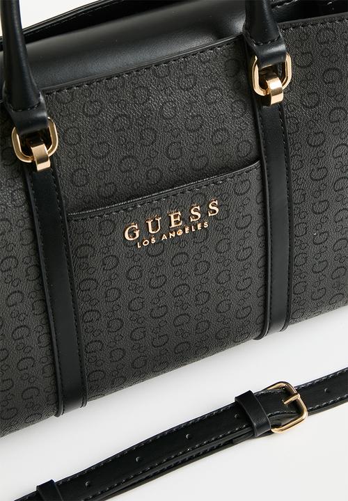 GUESS - Morrigan satchel bag - coal