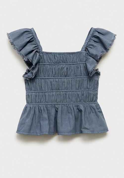 MANGO - Blouse paola - medium blue