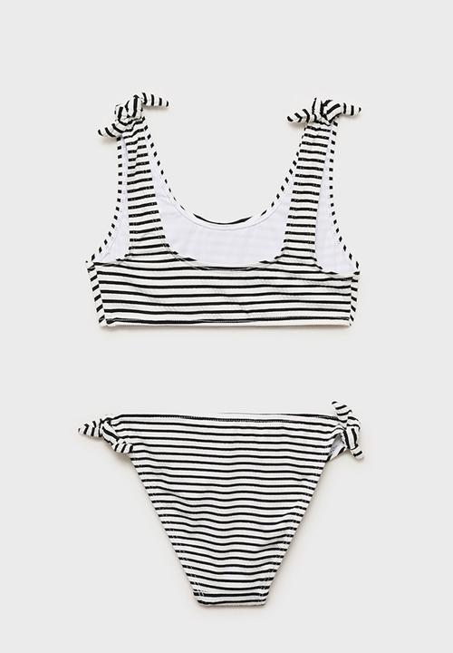 MANGO - Bikini lazokg - black