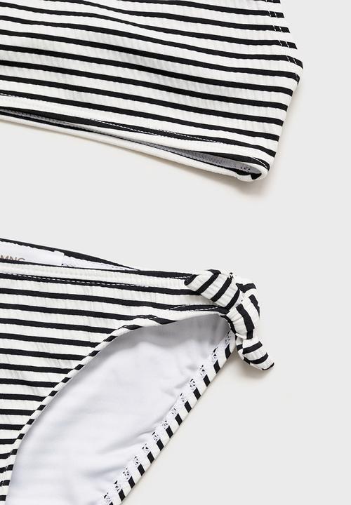 MANGO - Bikini lazokg - black