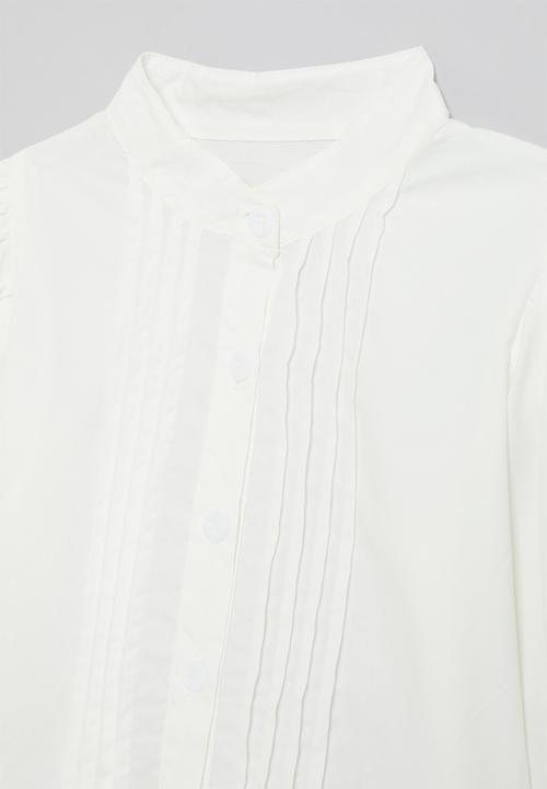 Pop Candy - Puff sleeve shirt - white