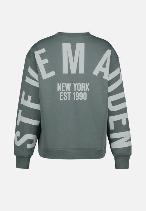 Steve Madden - Amelia oversized crew neck - sage green
