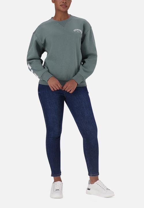 Steve Madden - Amelia oversized crew neck - sage green