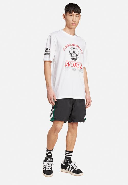 adidas Originals - 90s Football Graphic Tee - White