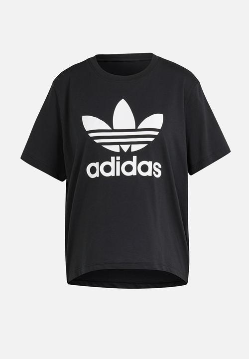 adidas Originals - Trefoil Boxy Tee - Black