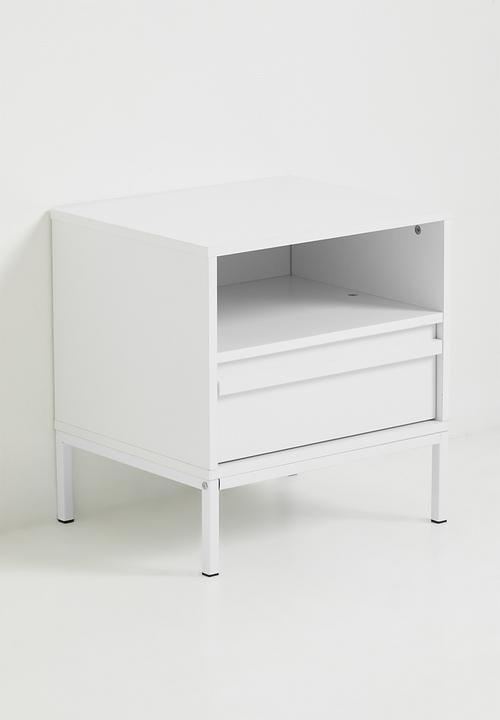 Sixth Floor - Sigil nightstand - white