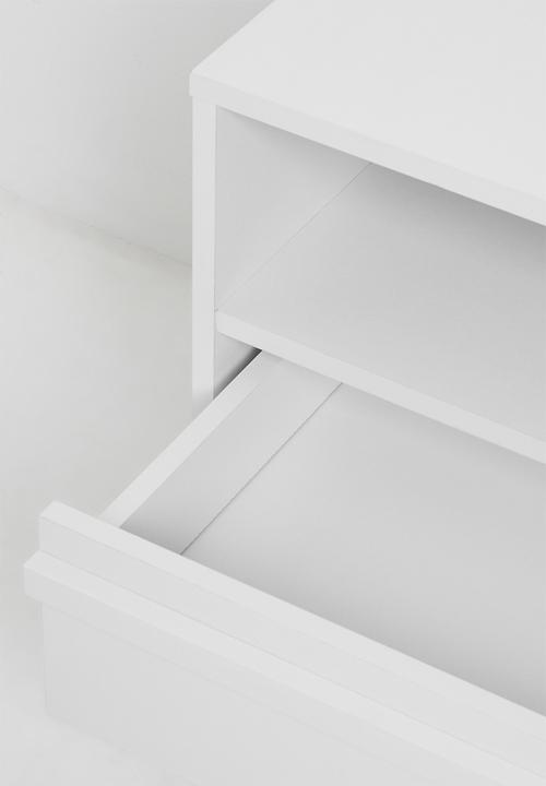 Sixth Floor - Sigil nightstand - white