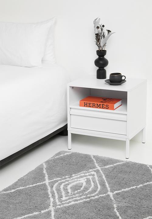 Sixth Floor - Sigil nightstand - white