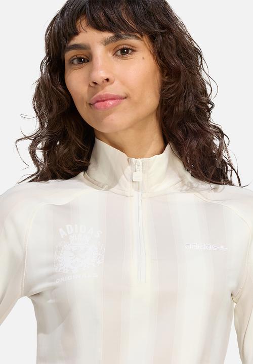 adidas Originals - Halfzip Grfx Ls Owhite