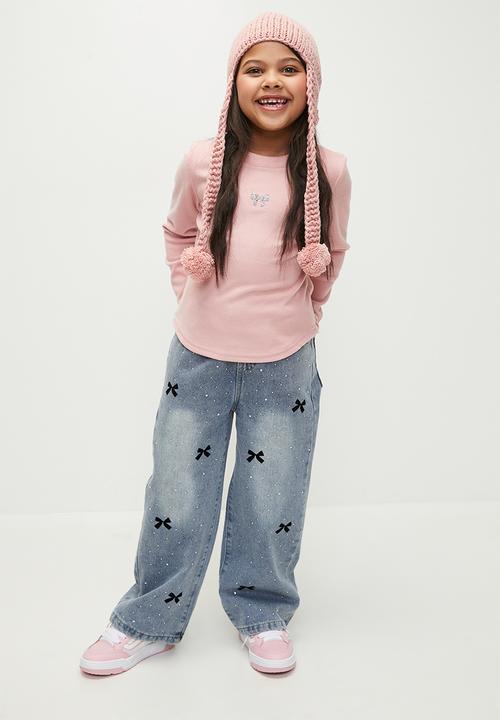 Pop Candy - Bow print tee - pink