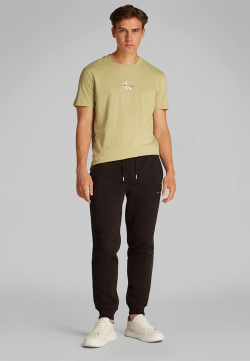 Calvin Klein - MONOLOGO TEE - LEEK GREEN