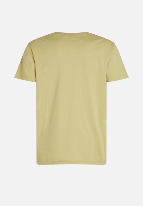 Calvin Klein - MONOLOGO TEE - LEEK GREEN