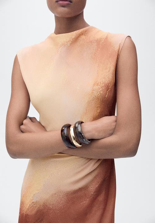 MANGO - Dress Noel2 - Light Pastel Orange