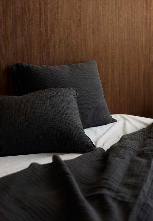 H&M - Muslin single duvet cover set - grey