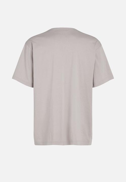 Calvin Klein - WOVEN LABEL RELAXED TEE - ATMOSPHERE