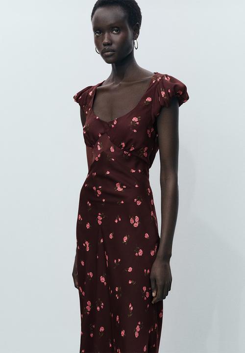 MANGO - Dress Cupid - Brown