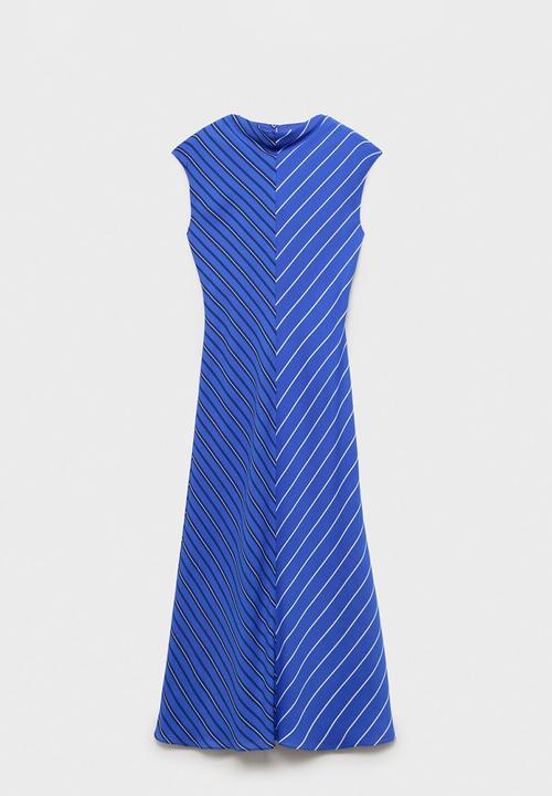 MANGO - Dress Noely - Medium Blue