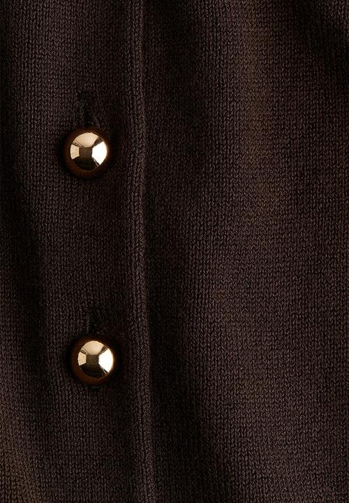 H&M - Knitted cardigan - dark brown