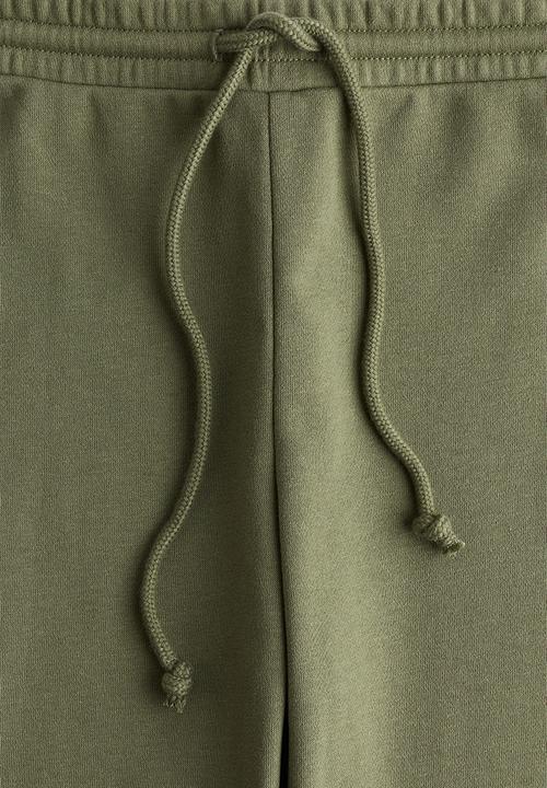 H&M - Flared joggers - khaki green