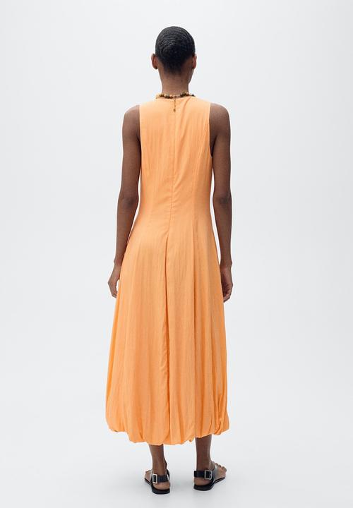 MANGO - Dress Pumpkin - Orange