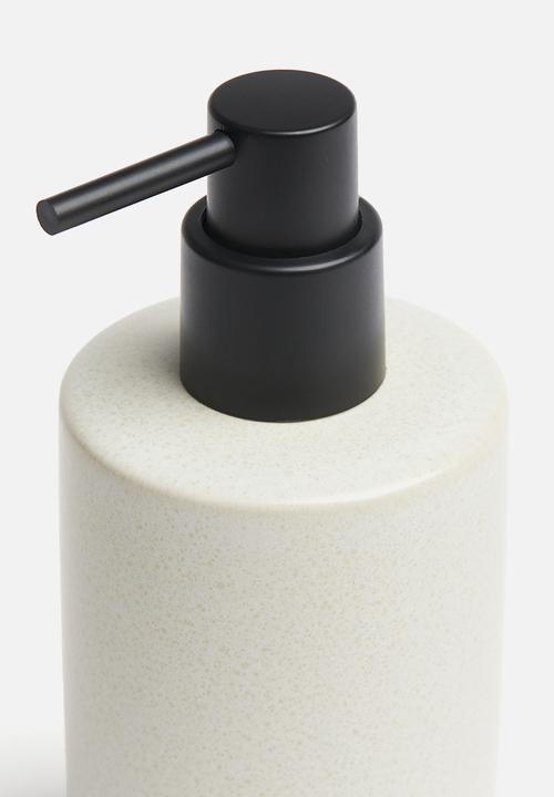 H&M - Stoneware soap dispenser -ight beige