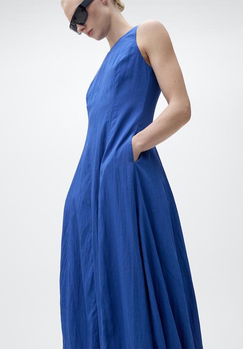 MANGO - Dress Pumpkin - Medium Blue